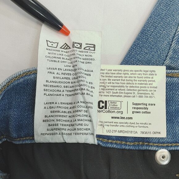 NWT Lee 8M Women's High Rise Slim Fit Sculpting Pull On Bootcut Jeans - Picture 14 of 14